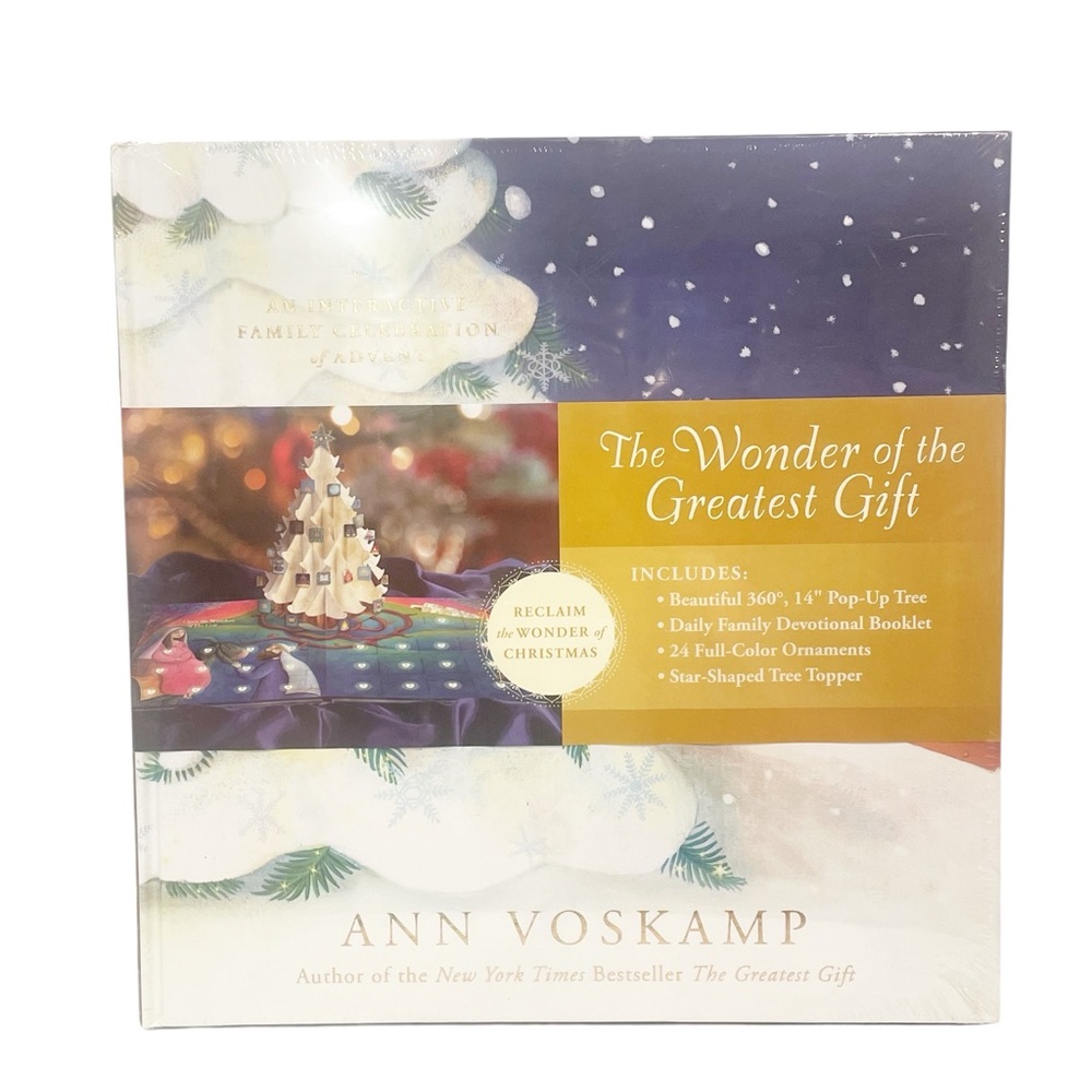 The Wonders Of The Greatest Gift Advent Tree Calendar Book Ann Voskamp Religious